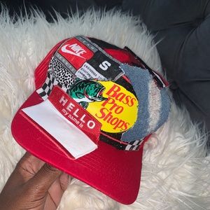 Custom Patchwork Bass Pro Shops Hat